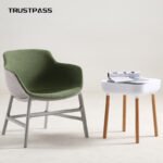 Manufacturers simple ins net red combination coffee table square small apartment Nordic household plastic living room round table short side table - Image 3