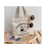 Youth printed commuter lunch box bag 2022 personality Japanese style with rice bag snack bag simple fashion small handbag female - Image 2