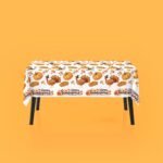 New Turkey Day Thanksgiving Themed Party Decoration Cutlery Set Pull Flag Banner Paper Plate Tissue Cupcakes - Image 8