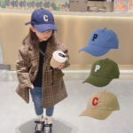 Children's hats spring and autumn boys' peaked caps girls sun hats sunscreen trendy Korean fashion baby baseball caps - Image 2