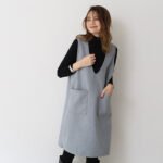 Real shot picture Japanese woolen vest women's winter new mid-length waistcoat skirt bottoming dress one piece - Image 8