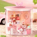 Smart house diy house dream bottle hand-assembled 3d three-dimensional architectural model table decoration creative girl gift - Image 3