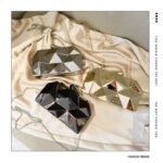 New cross-border acrylic bag, shiny shiny box, mini pouch, clutch, banquet shoulder crossbody bag