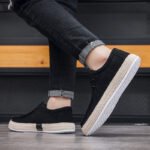 Men's slip-on shoes, corduroy men's shoes, casual shoes, four seasons, round toe sailing shoes, men's cross-border men's shoes - Image 4