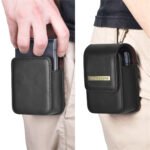 Suitable for Xiaomi flip, Huawei Samsung, ZFlip5, short folding screen mobile phone, waist bag, construction site, mobile phone case, leather case - Image 3