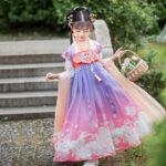 Girls' Hanfu butterfly embroidery dress - Image 4
