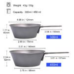 Pure titanium lightweight camping bowl - Image 4