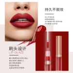 12-color honey language velvet matte long-lasting non-stick lip gloss - Image 4