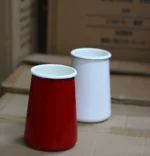 Hamo enamel thickened curly enamel storage bucket chopsticks vase - Image 4