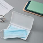 T mask storage box plastic dust-proof storage box portable moisture-proof plastic box Japanese flip mask - Image 4