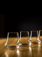 Chamvin Lead Free Crystal Vintage Whiskey Glasses - Image 4