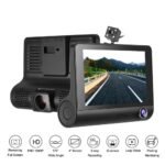 Driving recorder HD night vision car inside and outside three-lens recording DASH CAM cross-border DVR car recorder - Image 2