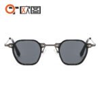 Punk small frame personalized hip-hop sunglasses 36101 new European and American ins style avant-garde cross-border male and female sunglasses - Image 2