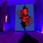 Amazon Black Light Skull Tapestry Ultraviolet Active Psychedelic Neon Tapestry Tree of Life Luminous Party Background - Image 5