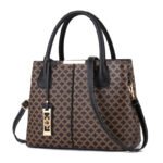 Simple handbag vintage printed shoulder bag for women handbag large capacity crossbody bag wholesale zipper bag cross-border