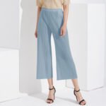 Loose pants ladies summer 2023 Miyake women's wear small wide-leg pants Japanese women's wear pleated pants casual pants women