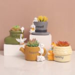 Nanyuan Chuanfang creative home decoration succulent flower pot desktop potted decorations mini landscape with flower utensils