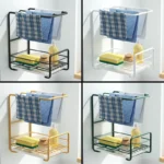 Rag hanging shelf kitchen supplies Daquan drain rack pool storage towel dishwashing sink wall hanging artifact