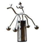 Large riding little iron man physical tumbler art balance pendulum scientific decompression creative iron groceries crafts