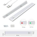 Amazon smart home hot-selling usb charging wireless cabinet light led three-color thin body sensor light - Image 4