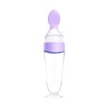 Baby newborn baby feeding water spoon rice paste spoon silicone squeeze rice flour food supplement bottle tool feeding soft spoon - Image 6