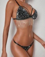 Foreign trade sexy lingerie diamond chain tassel - Image 3