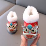 Children's warm embroidered shoes - Image 2