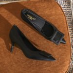 2182-9 Yuanyuan factory a generation of soft leather high-heeled shoes women's stiletto all-match square buckle pointed toe work single shoes spring - Image 2
