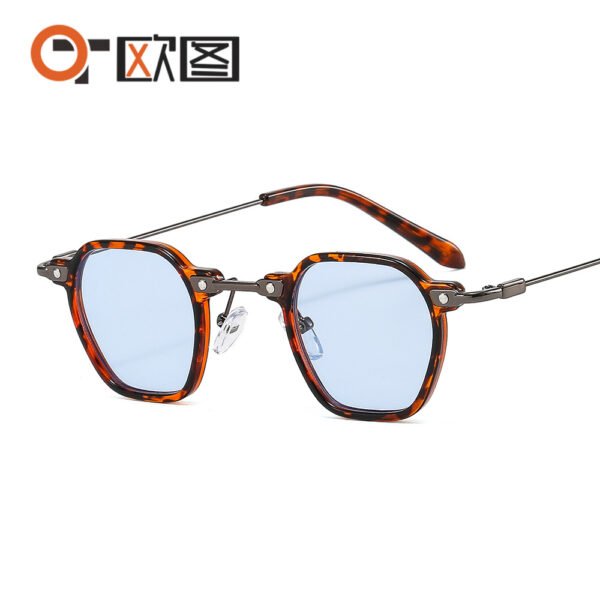 Punk small frame personalized hip-hop sunglasses 36101 new European and American ins style avant-garde cross-border male and female sunglasses