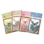 Momo PET sticker package unbounded butterfly spectrum series three-dimensional ice crystal laser gold INS wind butterfly hand account goo card stickers - Image 5