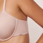 Canadian glossy basic summer all-match thin cotton large-size cup with steel ring comfortable push-up ladies bra - Image 3