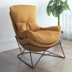 Nordic leisure balcony snail can lie down minimalist living room bedroom technology cloth light luxury net red lazy single sofa chair - Image 4