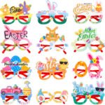 2023 New Easter Glasses Dress Up Children's Adult Holiday Party Decoration Supplies Rabbit Egg Glasses Frame