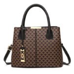 Simple handbag vintage printed shoulder bag for women handbag large capacity crossbody bag wholesale zipper bag cross-border - Image 5