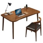 Computer desk simple all solid wood desk home study desk bedroom desk student writing desk simple small desk - Image 5