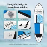 Inflatable paddle board including basic surfboard accessories - Image 3
