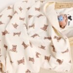 Spring and summer baby quilt four-layer crepe baby quilt cover blanket cotton gauze delivery room quilt swaddle towel maternal and child supplies - Image 2