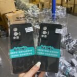 Rubik's Cube matte is suitable for Xiaomi Mi 17 K50 K40 Redmi Note11 NT10 black straight-edged fine hole mobile phone case - Image 2