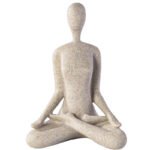 Nordic minimalist sandstone yoga characters decorative ornaments yoga studio living room dining room study creative home decorations - Image 5