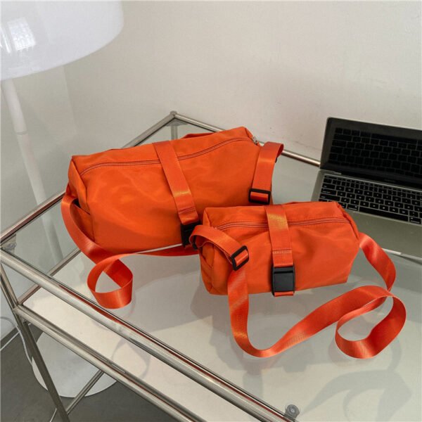 Oxford cloth Japanese trendy brand messenger bag women's shoulder bag Korean version solid color shoulder bag casual back all-match commuting bag