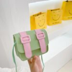 The new children's bag Korean version of the girl's small satchel fashion all-match little girl Messenger bag foreign style princess coin purse - Image 2