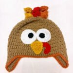 Cross-border Halloween Hat Funny Tricky Turkey Hat Hand Crochet Thanksgiving Party Dress Up Headgear Wholesale - Image 4