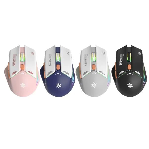 Mecha version wireless mouse electric competition mute boys and girls rechargeable office game home computer notebook
