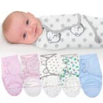 Baby sleeping bag anti-shock swaddle cotton wrap baby four seasons single-layer anti-kick quilt newborn thin hug quilt