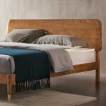 Nordic solid wood bed ash log modern minimalist 1.8m master bedroom double bed 1.5m wholesale solid wood furniture