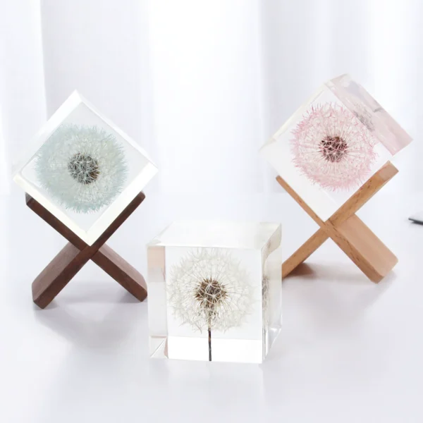 Dandelion creative simple niche office living room desktop resin decoration ornaments home accessories birthday gift