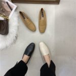 Flat-bottomed Japanese British style college comfortable small leather shoes black single shoes women's 2022 spring new lazy loafers - Image 2