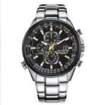Cross-border popular high-end men's watches, WISH AliExpress, Blue Angel six-hand chronograph, steel belt belt, men's quartz watch - Image 2