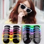 Men's and women's adult sunshade rice nail reflective sunglasses fashion retro tide star sunglasses can be printed logo in stock