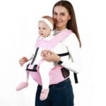 Four Seasons Multifunctional Breathable Double Shoulder Front Carrying Baby Carrier Baby Waist Stool Wholesale Maternal and Infant Products Factory Direct Sales - Image 3